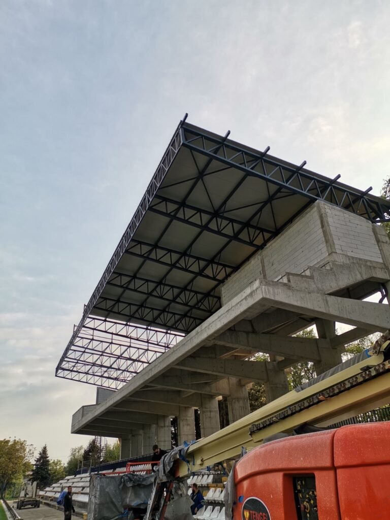 Tribine stadiona FK Železničar Pančevo - MD Constructions & crafts