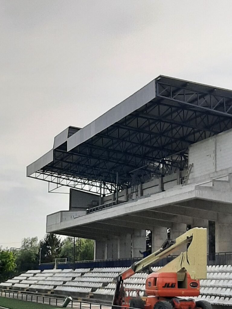 Tribine stadiona FK Železničar Pančevo - MD Constructions & crafts